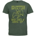 thumbnail image 1 of Led Zeppelin Men's 1977 Sage Green Soft Short Sleeve T Shirt, 1 of 1
