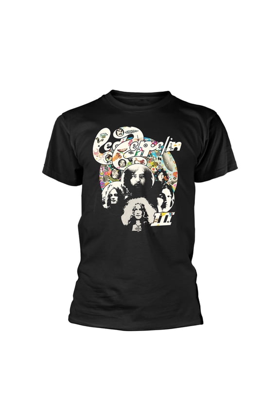 Led Zeppelin Men's Photo III T-Shirt Black Small | Officially Licensed Merchandise
