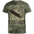 thumbnail image 1 of Led Zeppelin Men's Poster Tie Dye Short Sleeve T Shirt, 1 of 4
