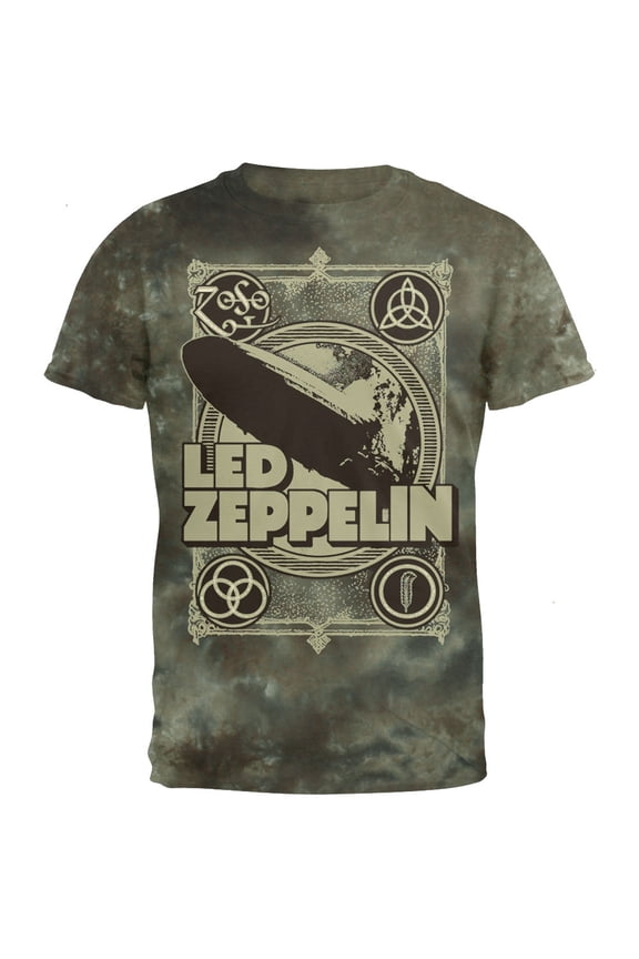 Men's Poster Tie Dye Short Sleeve T Shirt