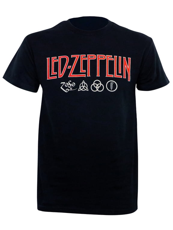 Men's Zoso Logo T-Shirt Black Small