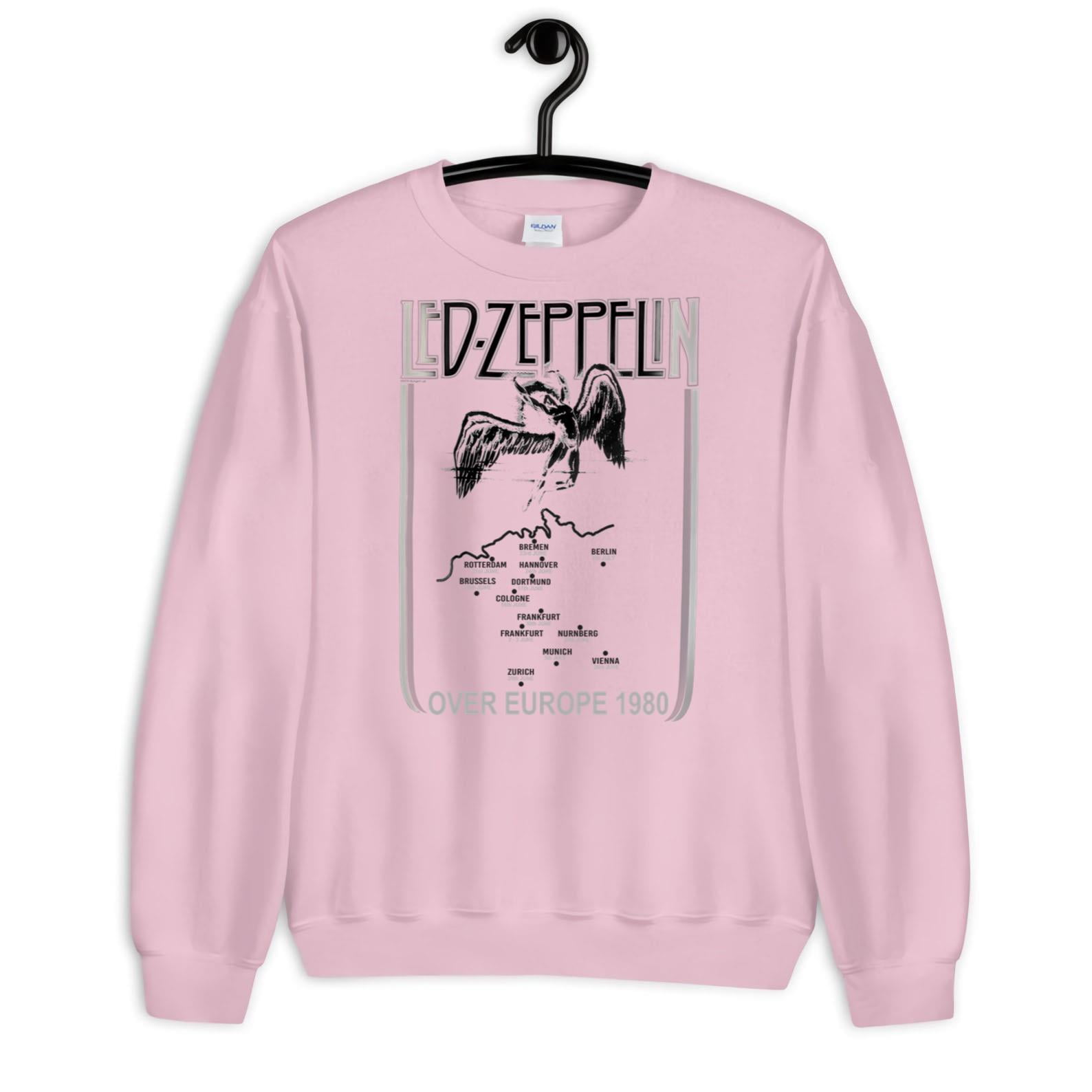 Led Zeppelin Over Europe 1980 Tshirt