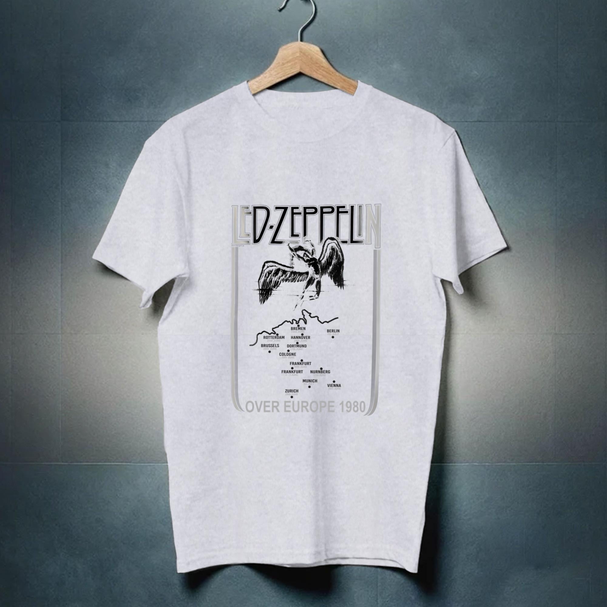 Led Zeppelin Over Europe 1980 Tshirt