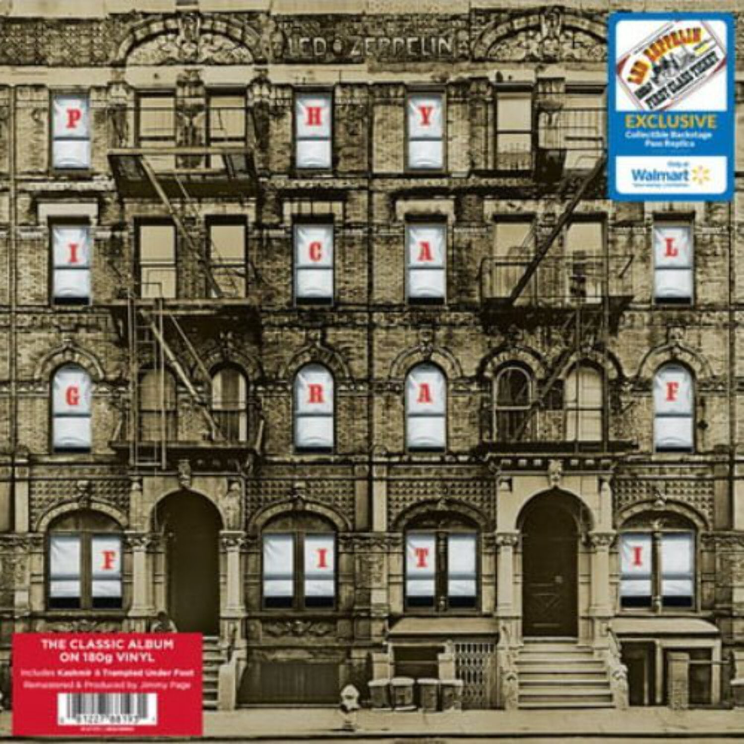 Led Zeppelin - Physical Graffiti (Backstage Pass Replica) (Walmart Exclusive) - Music & Performance - Vinyl [Exclusive]