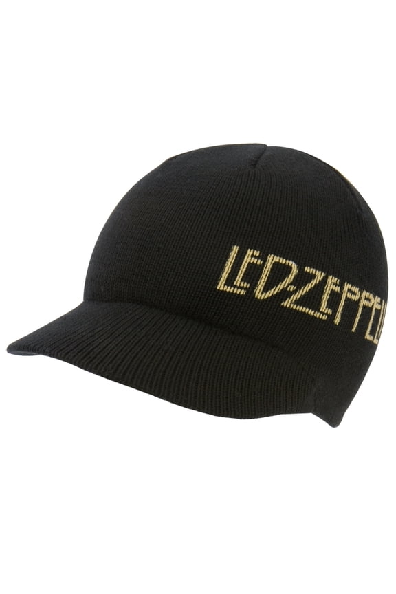 - Swan Flat Brim Beanie