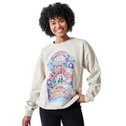 Led Zeppelin Sweatshirt Womens Electric Magic 1971 Distressed Graphic Print Pullover Sweater