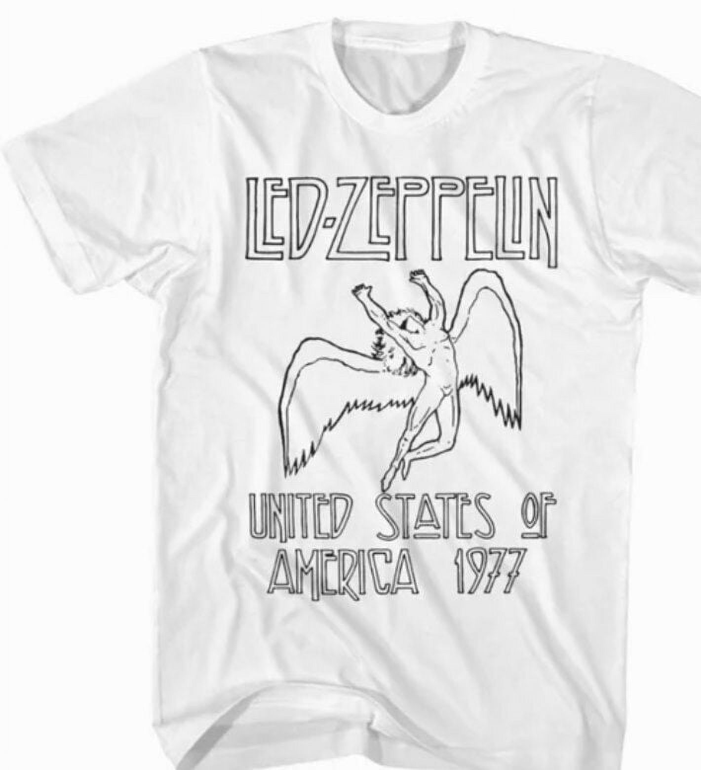 Led Zeppelin USA 1977 Reissue Swan Song Shirt