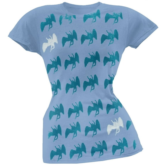 Led Zeppelin Women's Juniors Icarus All-Over Short Sleeve T Shirt