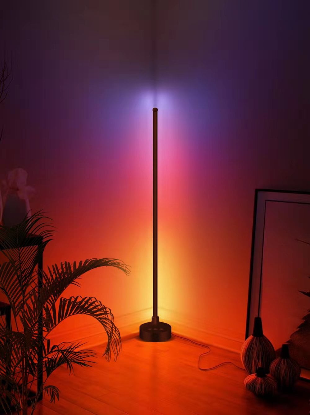Led floor Lamp,RGB Color Changing Corner Lamp with App & Voice Control