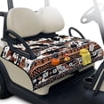 thumbnail image 1 of LedBack 30 x 51 In Golf Cart Seat Towel Blanket Covers Aztec Cow Print Golf Club Cart Seat Covers Suitable for All Seasons Foldable, Brown and White, 1 of 7