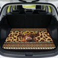LedBack Aztec Highland Cow Print Trunk Mat for Car 29