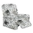 thumbnail image 1 of LedBack Spider Print Stretch Recliner Covers Washable Recliner Chair Cover 4 Pieces Reclining Slipcovers for Pets Easy to Install Furniture Protector, 1 of 8