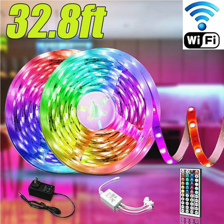 1 Roll Wireless Control RGB LED Holiday Lights IR Control Changes
