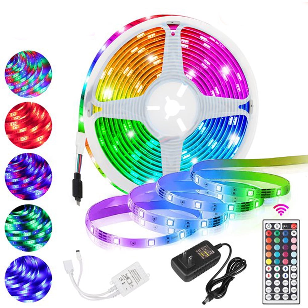 AVATAR CONTROLS Fairy 65.6 ft. 132 LED Dreamcolor Smart String Multi-Color Lights  Christmas Lights with IR Remote ASL06-132 - The Home Depot