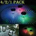 thumbnail image 1 of Ledander Solar Floating Pool Lights, 7 Color Changing LED Night Light for Pool, Garden, Party, 1 of 8