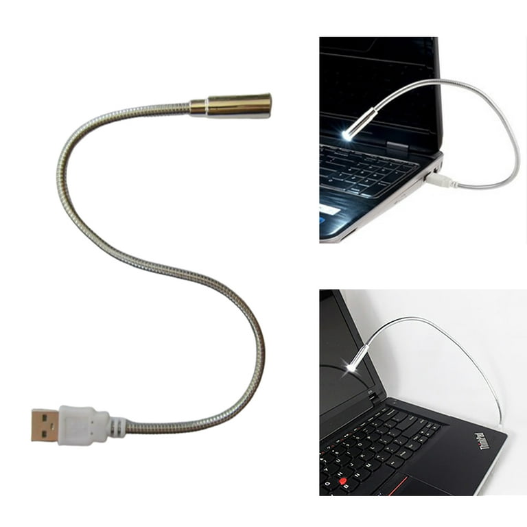 Ledander USB Light for Laptop, Keyboard Light for Notebook Computer, Mini  USB Lamp, Flexible Gooseneck Tube 1 LED Lights (White Light), 1PC