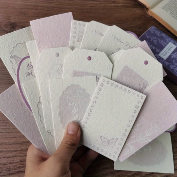 Ledeak 30 Sheets/pack, Retro Plant Flower Sticky Notes - Fun And Functional Hand Account Decor Card