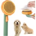 thumbnail image 1 of Ledeak Pet Pumpkin Brush, Dog Cat Grooming Self Cleaning Slicker Brush for Puppy Rabbit, Cat Brush Dog Comb Brush Gently Removes Loose Underlayer Mats Tangled Hair for Pets with Long or Short Hair, 1 of 7