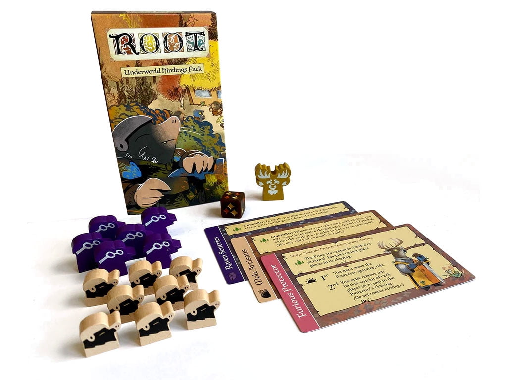 LEDERG Root: Riverfolk Hirelings Pack – Englische Version – Erweiterung Für Das Root Brettspiel – Nicht Für Kinder Unter 3 Jahren