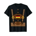 thumbnail image 1 of Lederhosen Funny Oktoberfest German Beer Germany Costume T-Shirt, 1 of 5