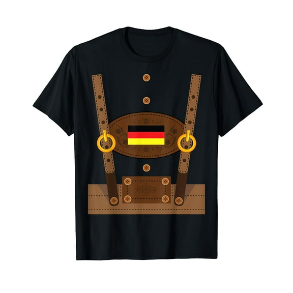 Lederhosen Funny Oktoberfest German Beer Germany Costume T-Shirt