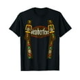 thumbnail image 1 of Lederhosen Suspenders Tee Oktoberfest Bavarian Munich Beer T-Shirt, 1 of 5
