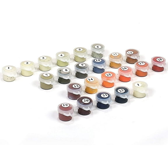 Ledgebay Extra Paint Set for Paint by Number Kit (Apple Harvest)