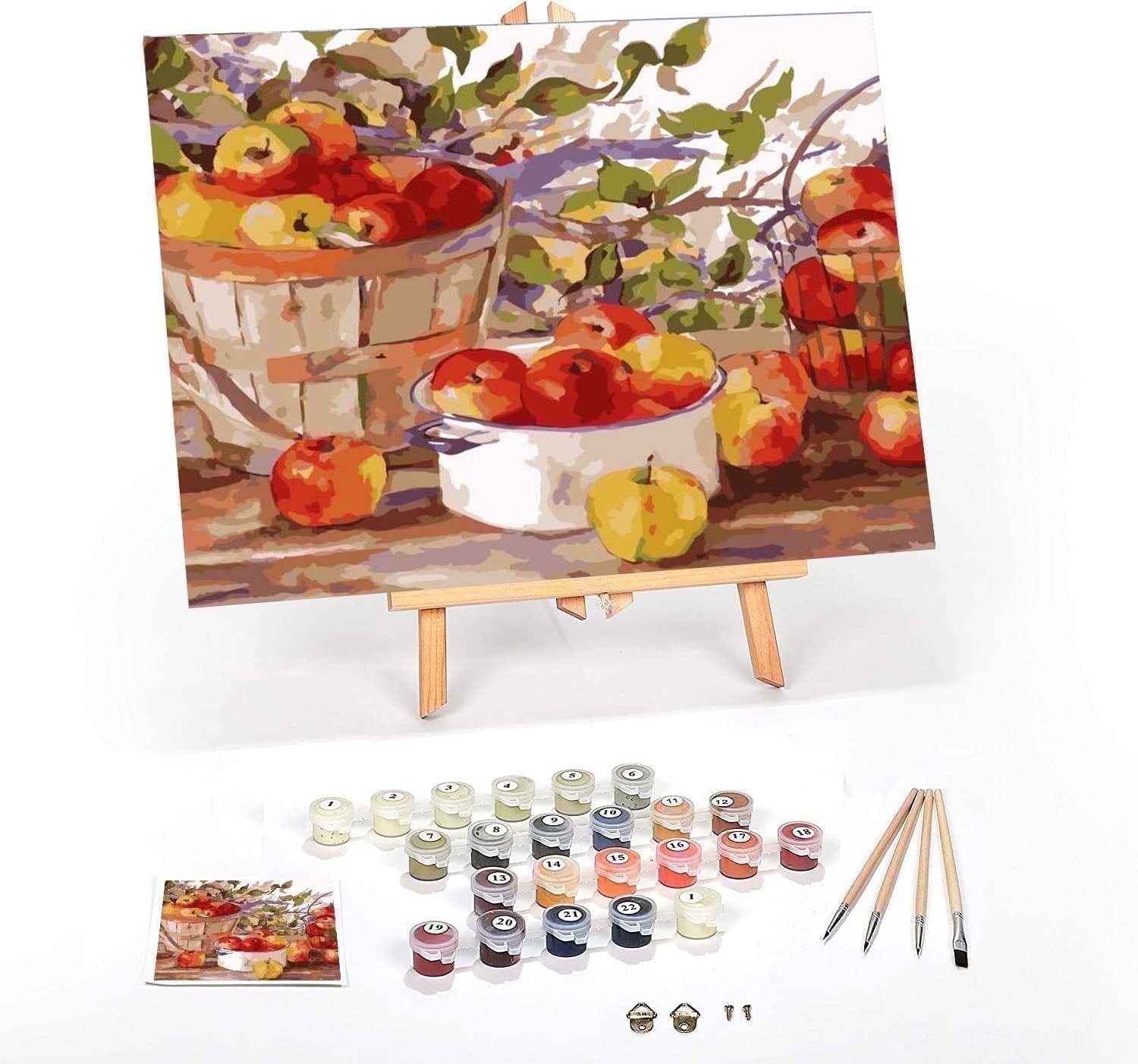Ledgebay Paint by Number for Adults Crafts for Adults (Apple Harvest)