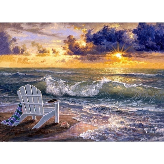 Ledgebay Paint by Number Kit for Adults, Unframed (Be Still)