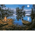 thumbnail image 1 of Ledgebay Paint by Number Kit for Adults, Unframed (Moonlight Bay), 1 of 9