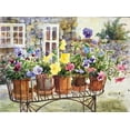 thumbnail image 1 of Ledgebay Paint by Number Kit for Adults, Unframed (Ritas Pansies), 1 of 9