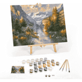 thumbnail image 1 of Ledgebay Paint by Number for Adults Craft Kits Rocky Mountain Campsite, 1 of 9