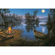 Ledgebay Paint by Numbers for Adults': Beginner to Advanced Number Painting Kit - Fun DIY Adult Arts and Crafts Projects - Kits Include Acrylic Paint & Brushes - (Moonlight Bay, 16" x 20" Unframed)