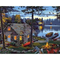 Ledgebay Paint by Number Kit for Adults, Unframed (Life's Reward)
