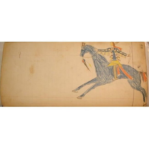 Ledger Drawing Poster Print - 18 x 24