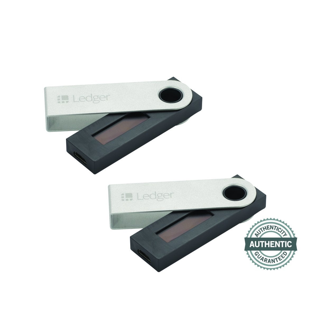 Ledger Nano S - Cryptocurrency Hardware Wallet 2 Pack - Walmart.com