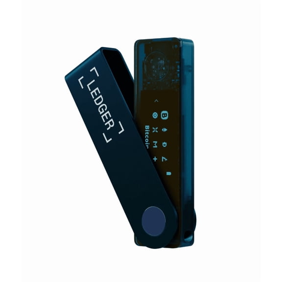 Ledger Nano X Bluetooth Hardware Wallet  Gem Blue Edition | Secure Crypto Cold Storage | Supports 5500+ Coins & Tokens | Mobile + Desktop Compatible