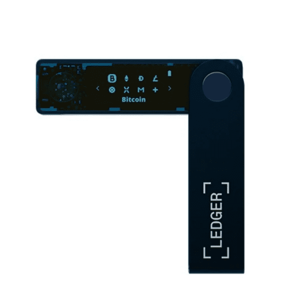 Ledger Nano X Crypto Hardware Wallet Bitcoin Cold Wallet, Bluetooth, Sapphire Blue, Brand New