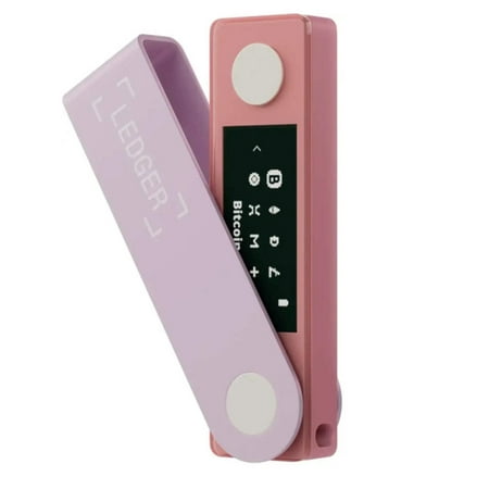 Ledger - Nano X Crypto Hardware Wallet - Bluetooth - Pastel Pink