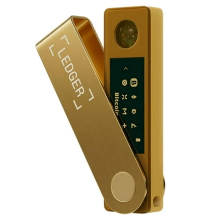 Ledger - Nano X Crypto Hardware Wallet - Bluetooth - Gold