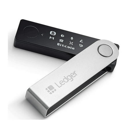Ledger - Nano X Crypto Hardware Wallet - Bluetooth - Onyx Black