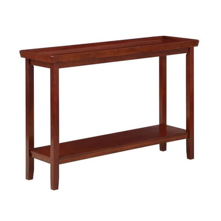 Ledgewood Console Table with Shelf Mahogany