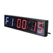 Ledgital 20 Interval Timer - Large LED Gym Clock with Remote, Programmable Countdown/up Timer for Home Gym, Cross Fit, Tabata, MMA and HIIT Training
