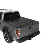 Ledkingdomus 5.5 ft Bed Soft Roll Up Truck Bed Tonneau Cover Compatible with 2015-2023 Ford F-150