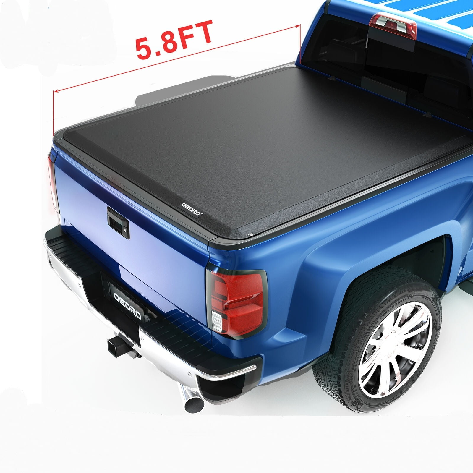 Ledkingdomus 5.8 Ft Bed Soft Roll Up Truck Bed Tonneau Cover For 2014 ...