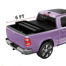 Ledkingdomus 6 ft Bed Soft Tri-fold Truck Bed Tonneau Cover for 2015-2023 Chevy Colorado/GMC Canyon