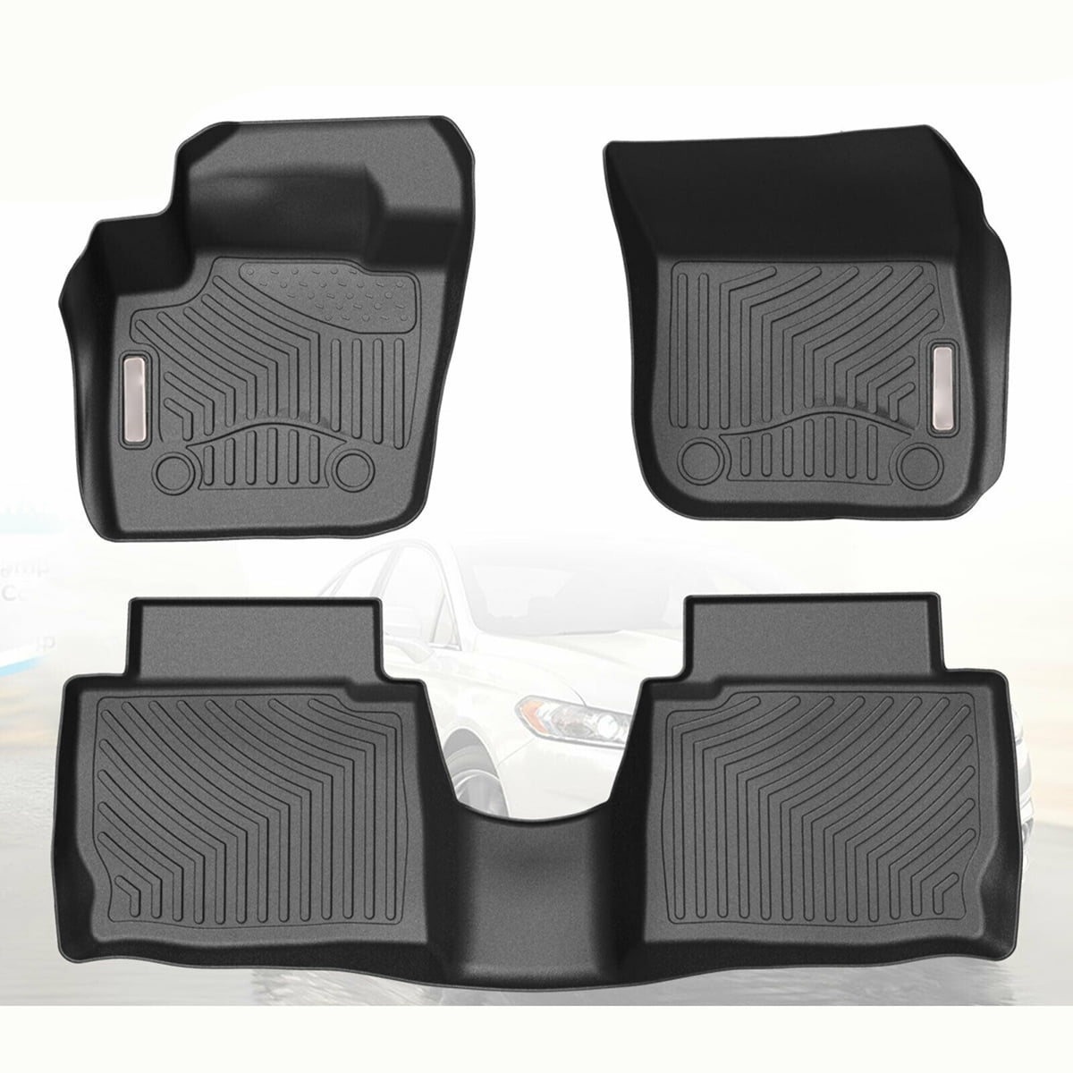 Ledkingdomus AllWeather Guard Unique TPE Floor Mats Liners Fit for