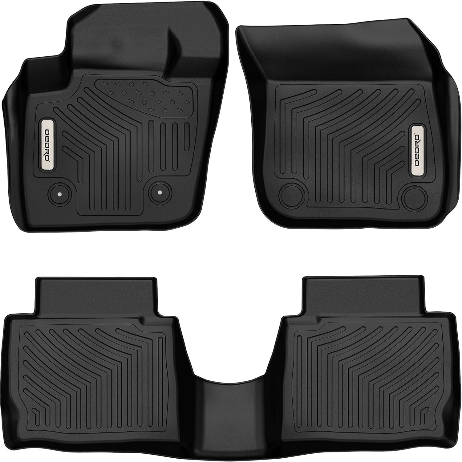 Ledkingdomus All-Weather Guard Unique TPE Floor Mats Liners Fit for 2013-2016 Ford Fusion