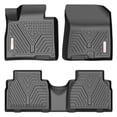 thumbnail image 1 of RVNI All Weather TPE Front And Rear 3-piece for 2019-2020 Hyundai Santa Fe 5 Passenger Models 1st & 2nd Row Floor Mats Set, 1 of 6