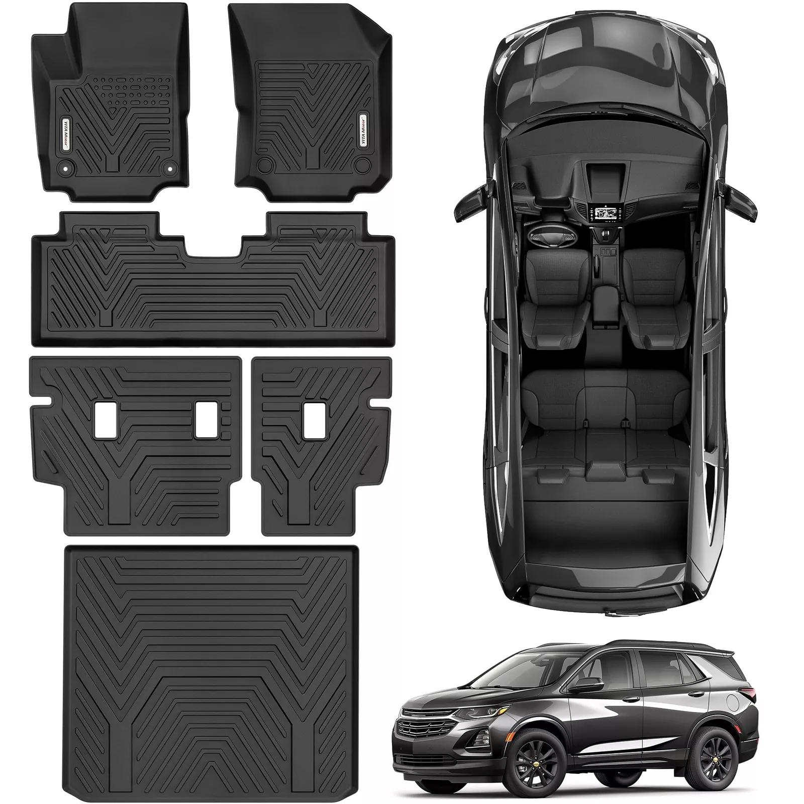 3D Kagu All Weather Floor Liner - Chevy Equinox 2010-17 - 1st Row 3D Kagu All Weather Floor Liner - Chevy Equinox 2010-17 - 1st Row